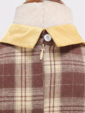 1950s Peter Pan Collar Plaid Vintage Swing Dress